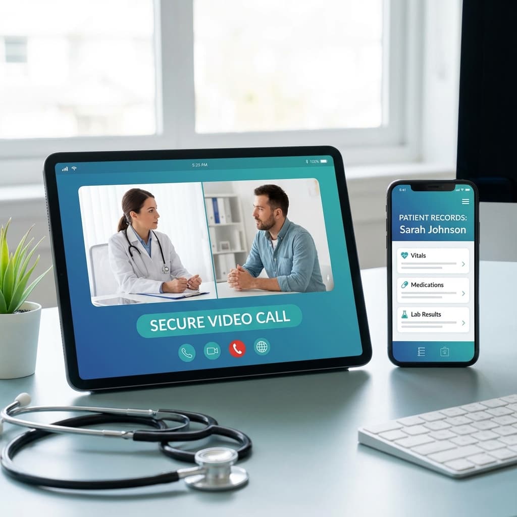Building a Secure Real-Time HealthTech Platform with Laravel